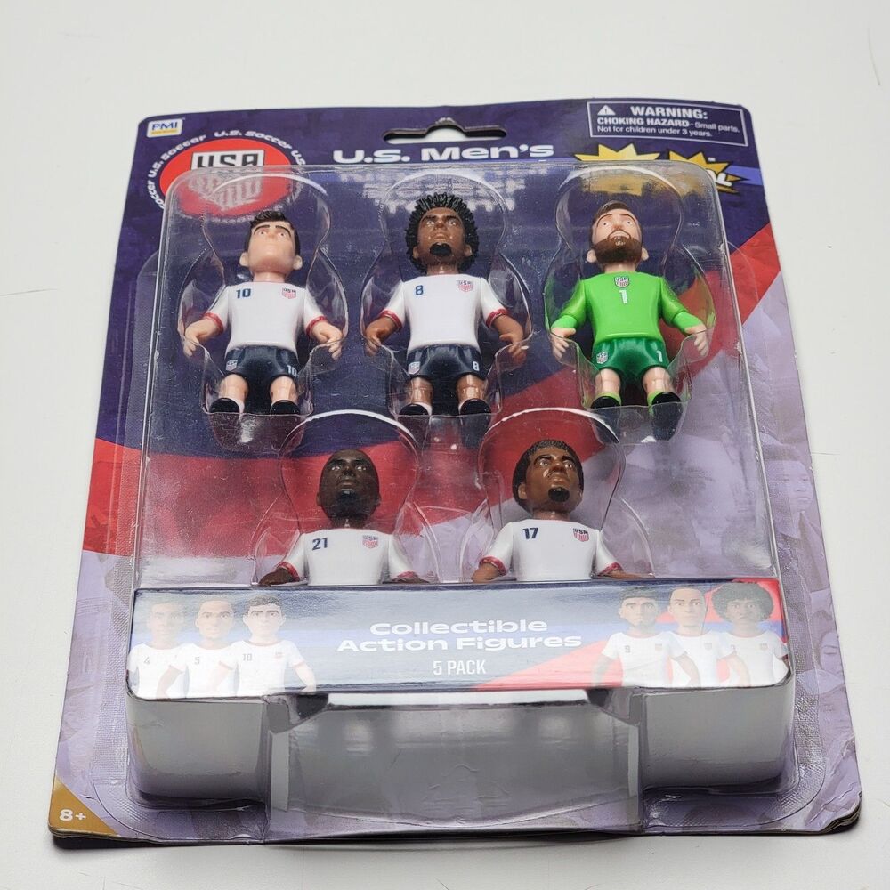 Supergoal U.S. Men's National Soccer Team Action Figures 5-Pack New FIFA